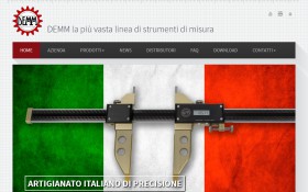 L'homepage del sito