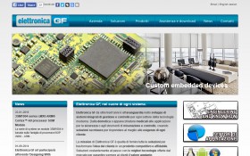 L'home page del sito