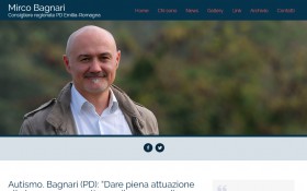 L'homepage del sito