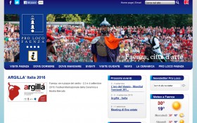 L'home page del sito