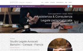 L'home page del sito